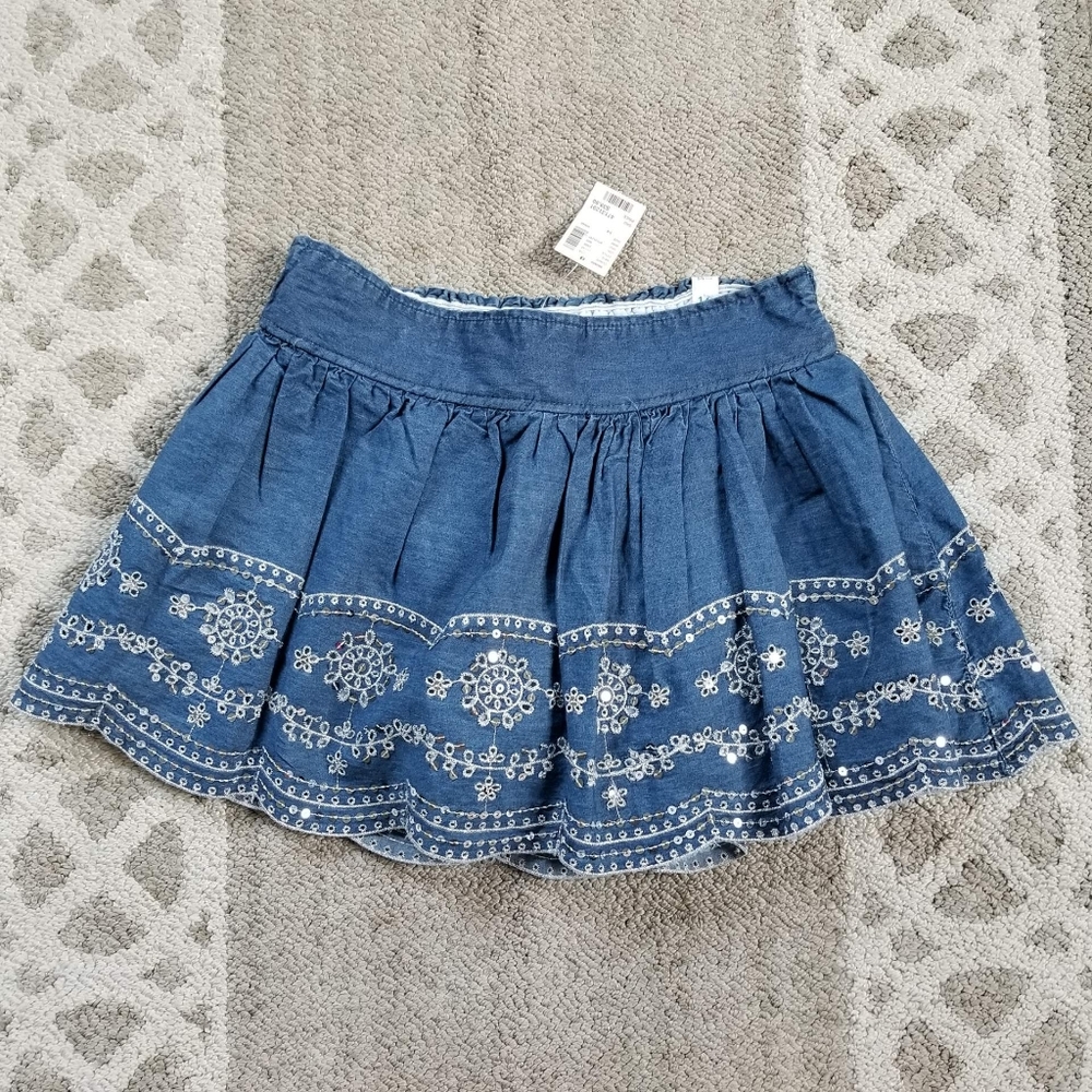 Justice Sequin Non-Denim Skirt NEW Size 14